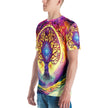 Galactic Vision Tree Men's T-Shirt for Epic Festival Vibes