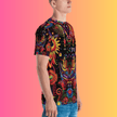 Psychedelic Vibes Men's T-Shirt - Essential Festival Gear for EDM Lovers