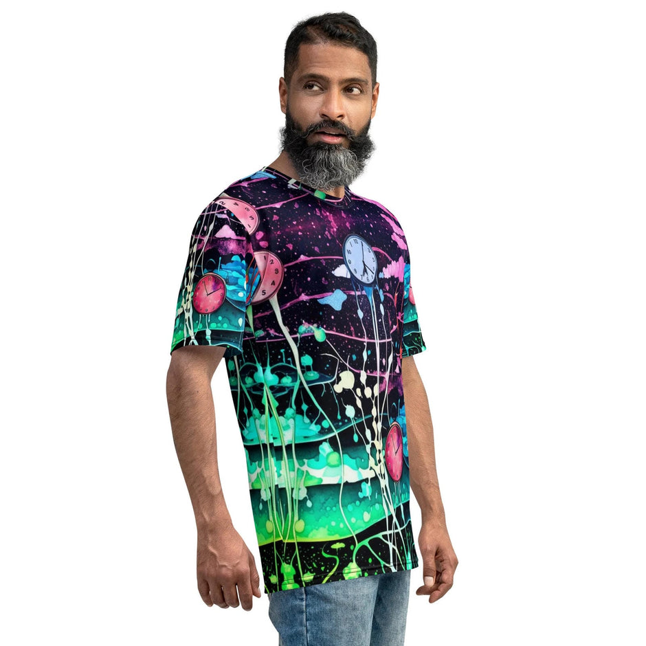Neon Wonderland Rave Men's T-Shirt for EDM Festivals