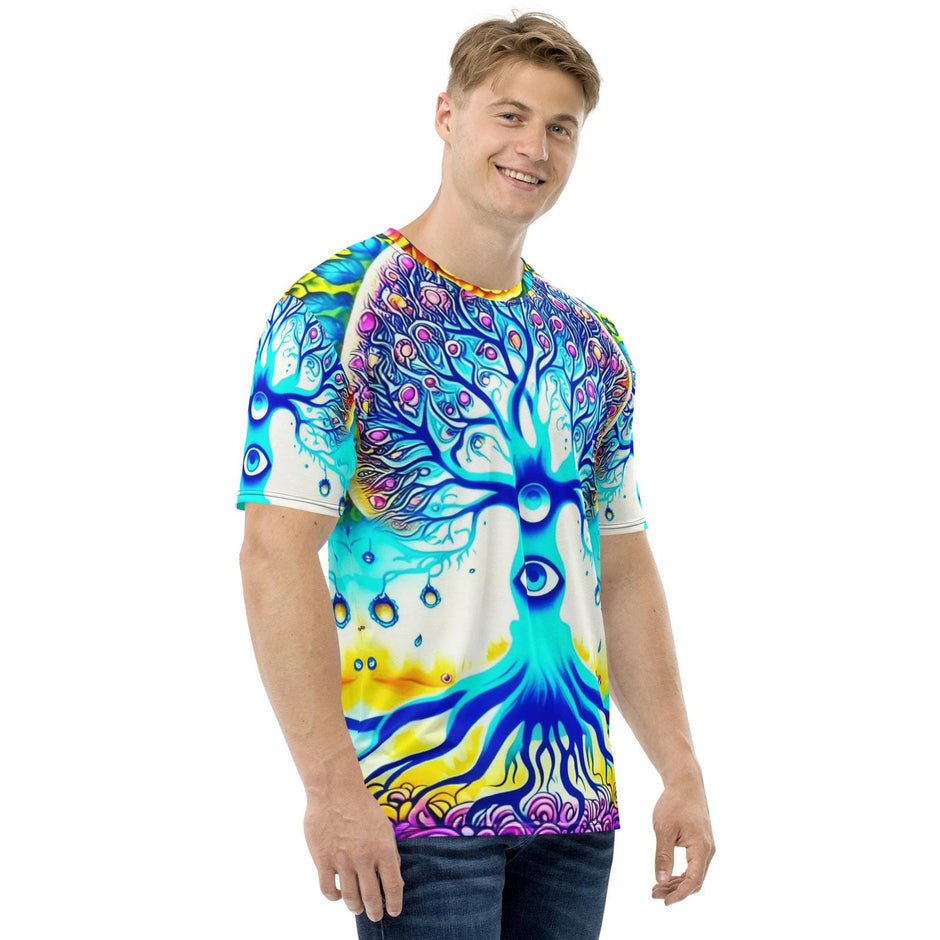 Cosmic Supreme Being Eye Men's T-Shirt for Rave Lovers