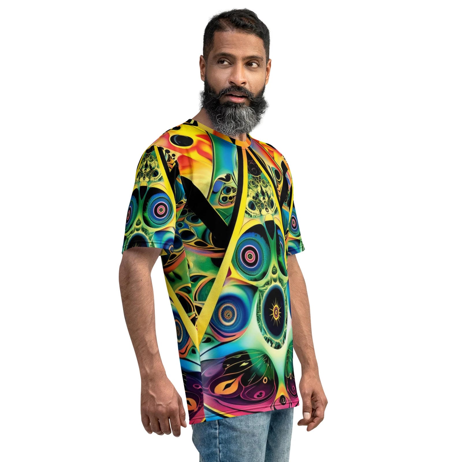 Vortex Illuminati Men's Festival T-Shirt for EDM Enthusiasts