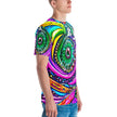 Vibrant Swirl Men's Festival T-Shirt for Ravers