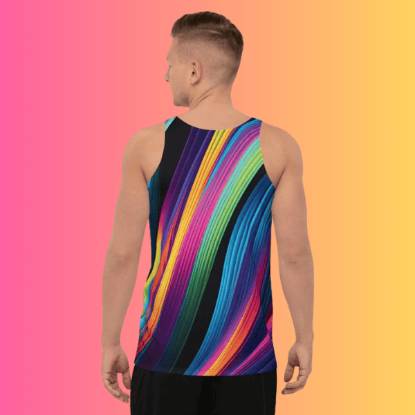 Vibrant Festival-Ready Unisex Tank Top for Rave Vibes