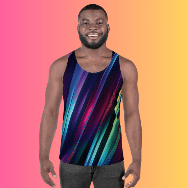 Vibrant Festival Tank Top - Soft, Stylish, and Ready to Rave