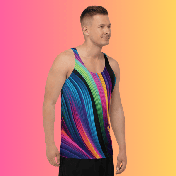 Vibrant Festival-Ready Unisex Tank Top for Rave Vibes