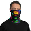 Vibrant Paint Splatter Neck Gaiter - Festival Essential
