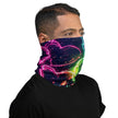 Neon Heart Festival Neck Gaiter - Your Ultimate Rave Accessory
