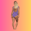 Cheeky Festival One-Piece Swimsuit for Rave Enthusiasts