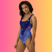 Bold Cheeky One-Piece Festival Swimsuit for EDM Vibes