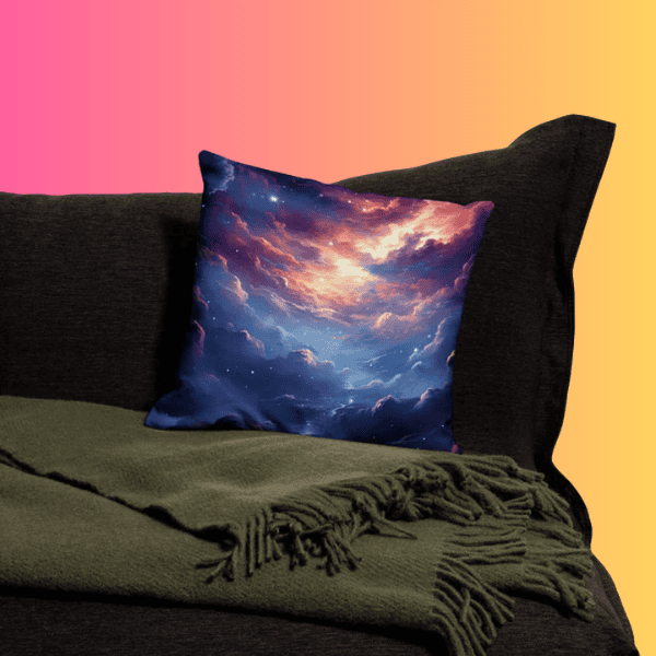 Vibrant Space Pillow - Ultimate Comfort for Rave Adventures