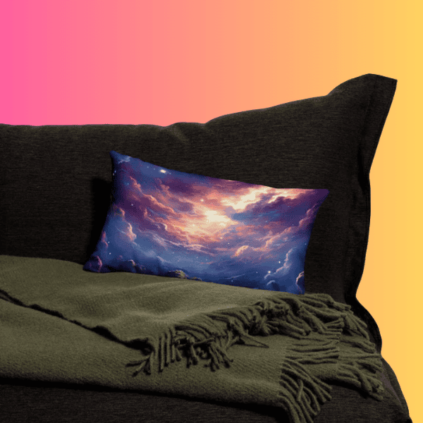 Vibrant Space Pillow - Ultimate Comfort for Rave Adventures