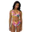 Groovy High-Waisted Bikini for Festivals & Raves