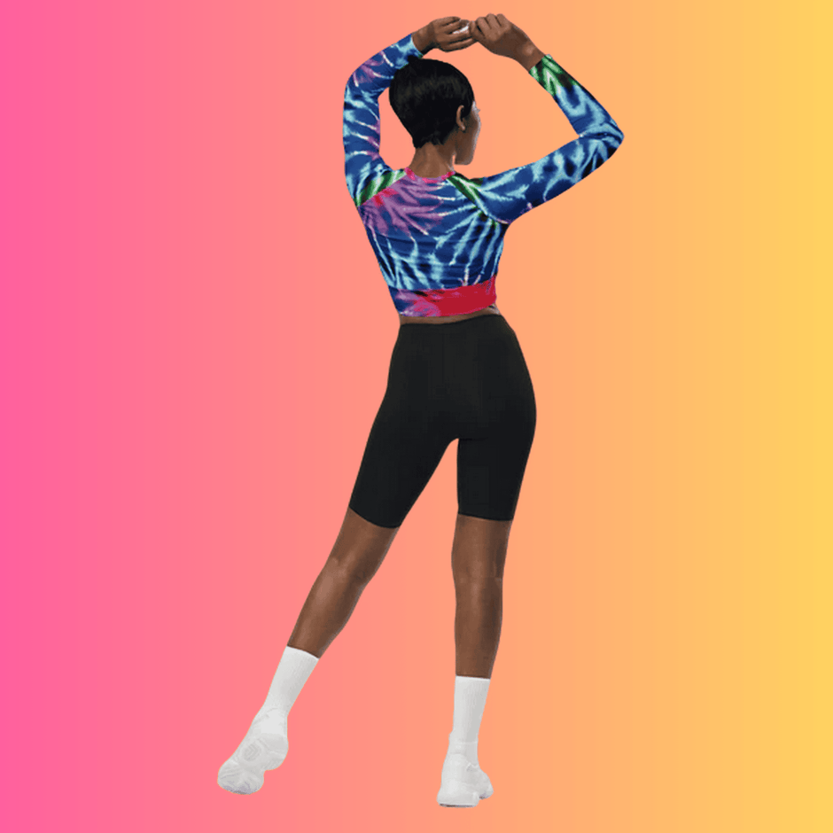 Eco-Friendly Tie-Dye Crop Top for Festival Vibes