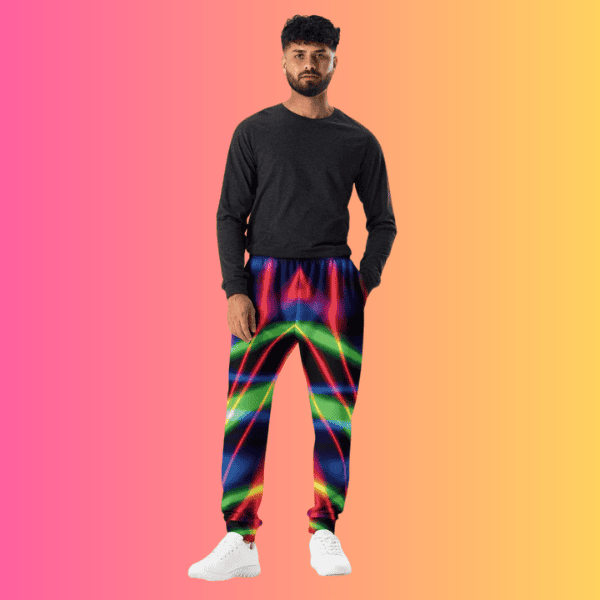 Electric Neon Joggers for Rave Warriors and Festival Goers