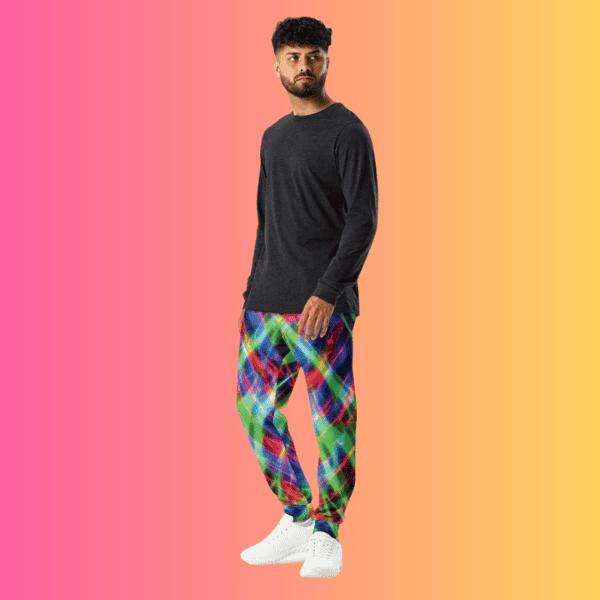 Electric Neon Joggers for Raves and Festivals – Vibrant, Comfortable Dance Wear