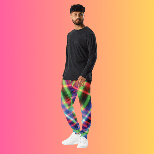 Electric Neon Joggers for Raves and Festivals – Festival Attire for EDM Lovers