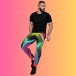 Electric Neon Joggers for Rave Lovers and Festival Enthusiasts