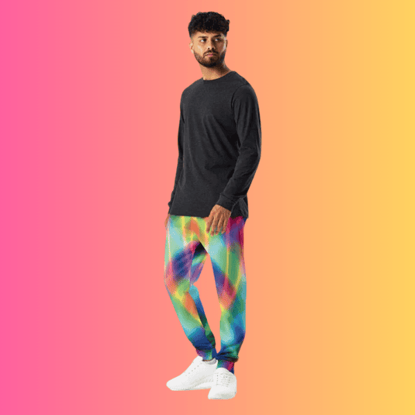 Electric Neon Joggers for Rave and Festival Vibes