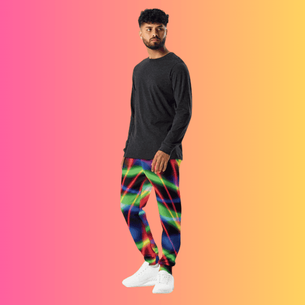 Electric Neon Joggers for Rave Warriors and Festival Goers