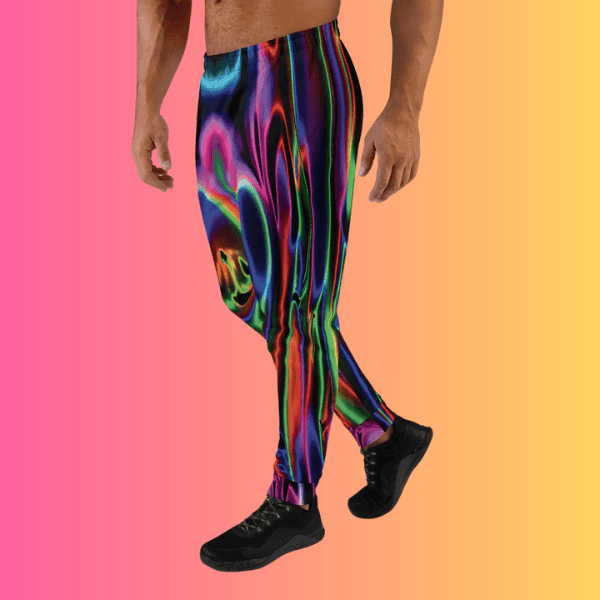 Electric Neon Rave Joggers - Essential Gear for Festival Vibes