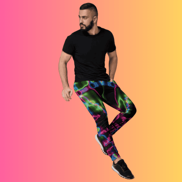 Electric Neon Joggers for Raves and Festivals - Bold Comfort and Style