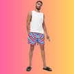Custom EDM Festival Abstract Rave Swim Shorts