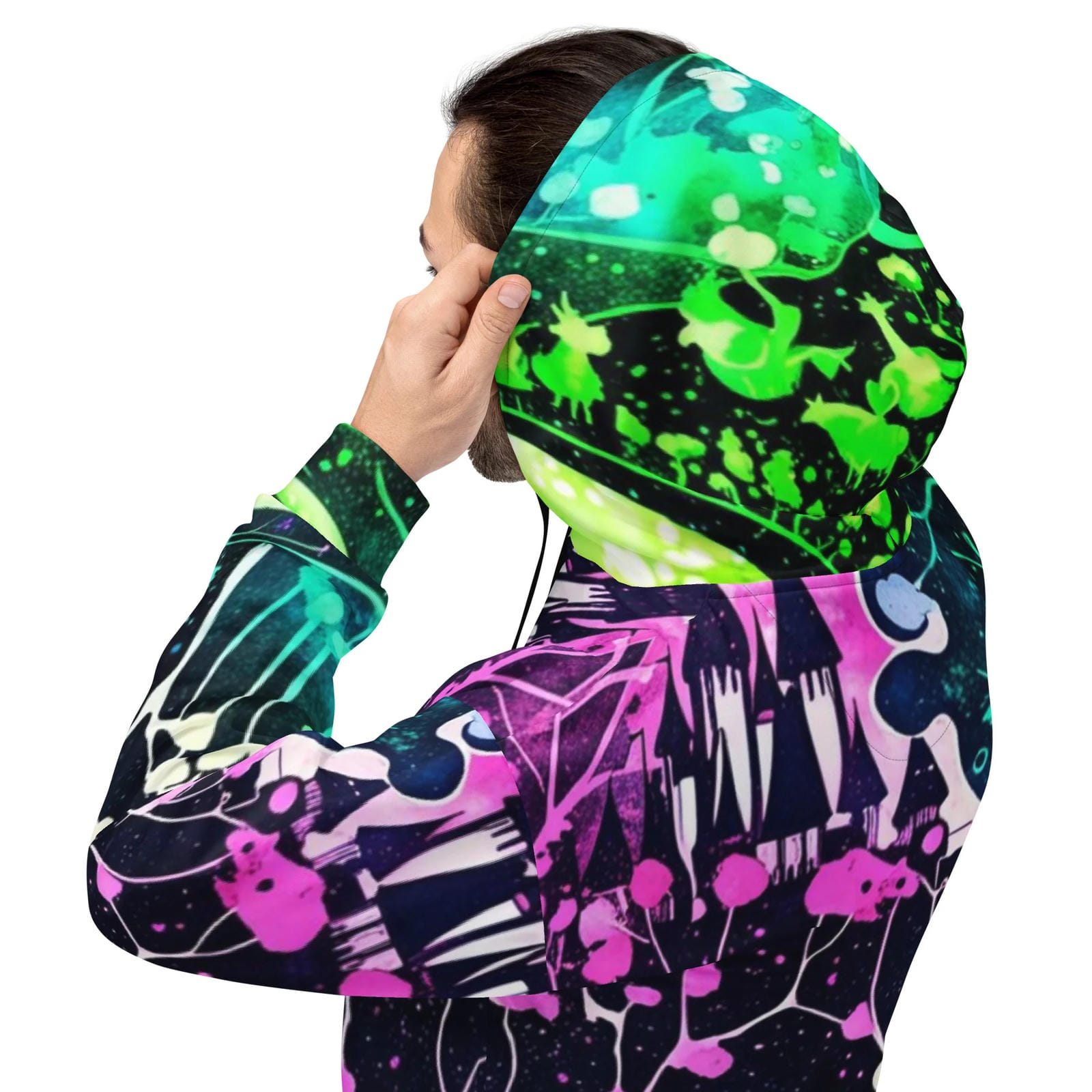 Neon Trip Path Festival Hoodie