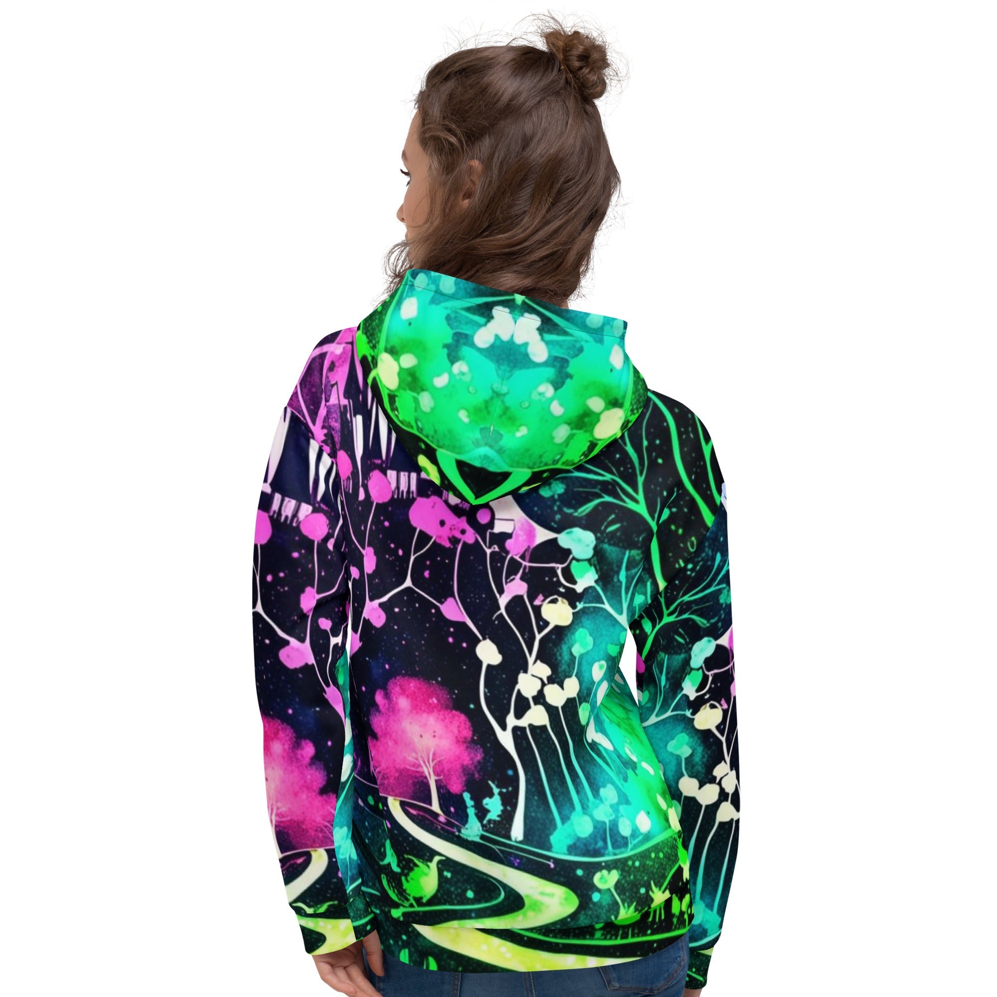 Neon Trip Path Festival Hoodie
