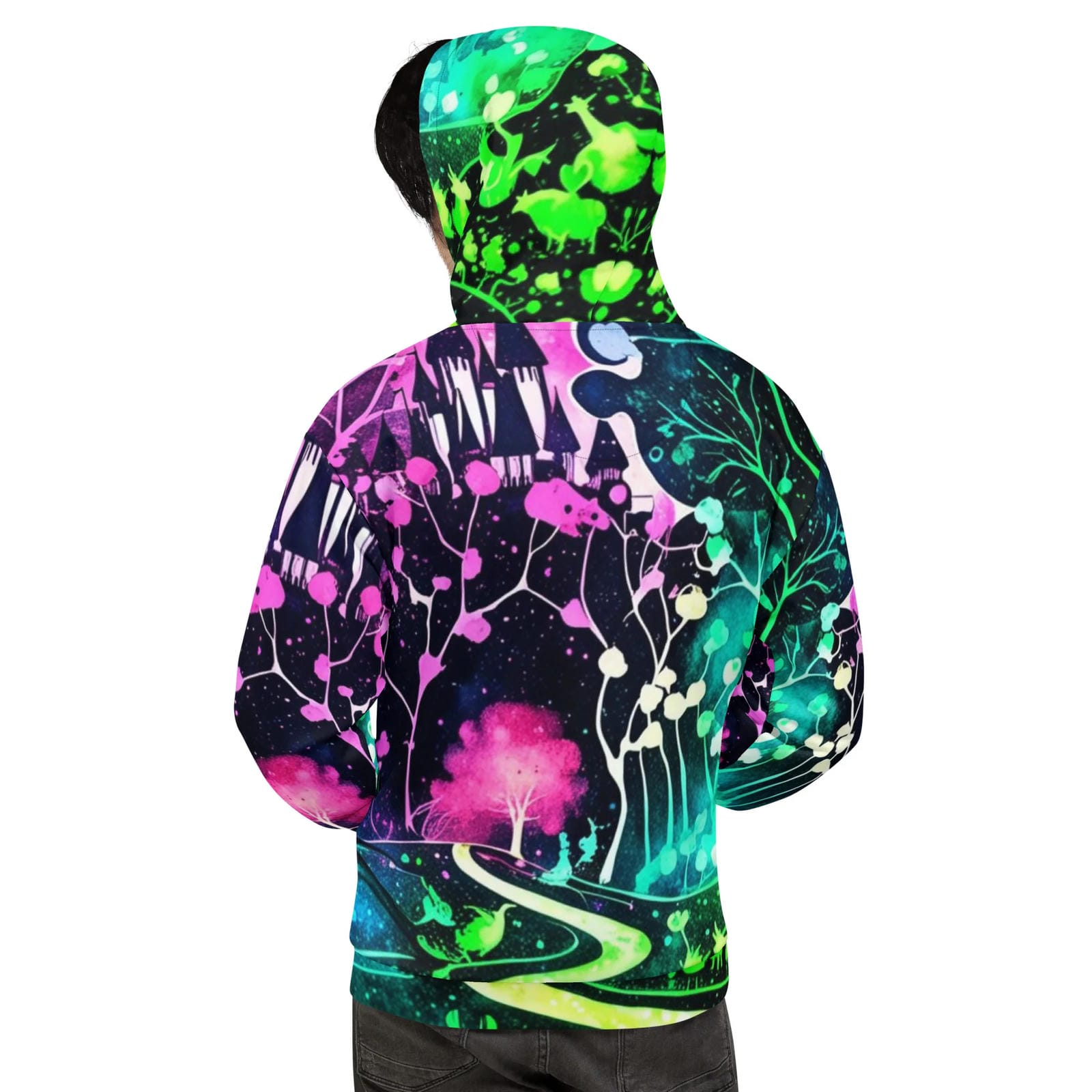 Neon Trip Path Festival Hoodie