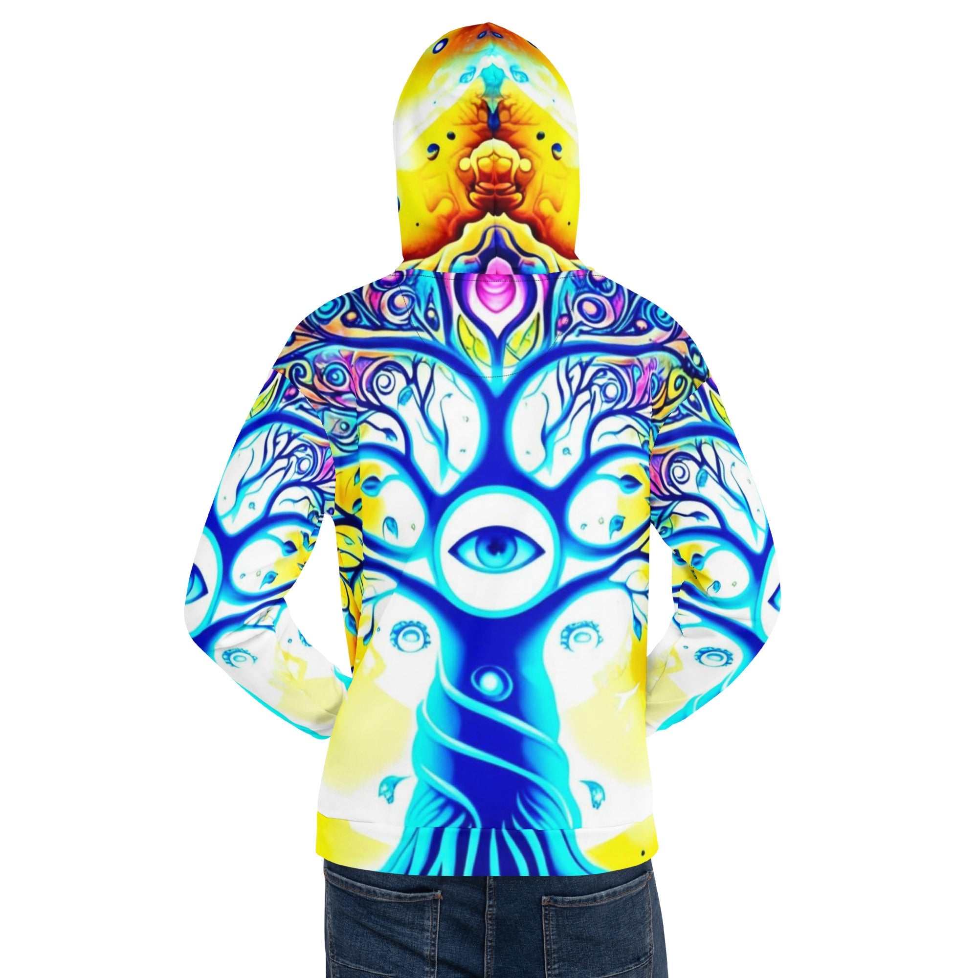 All Seeing Tree Festival Hoodie for Rave Vibes