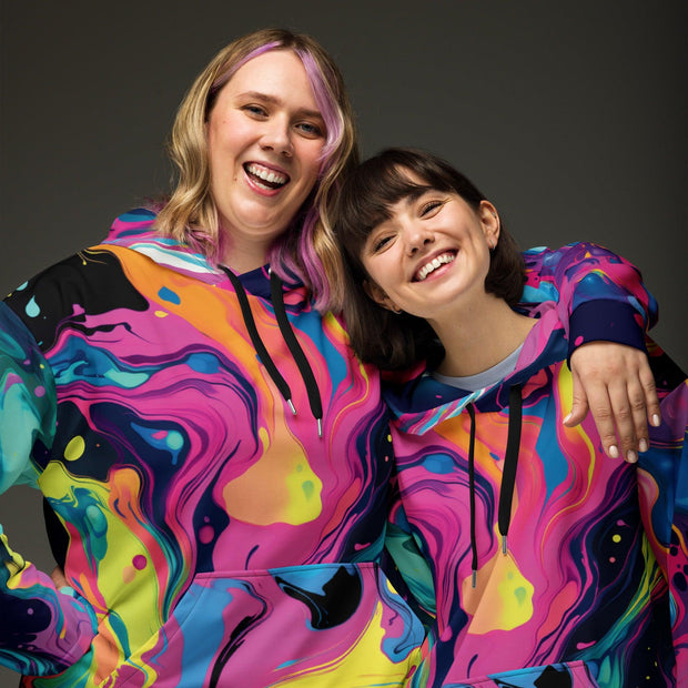 Trippy Melting Abstract Unisex Hoodie