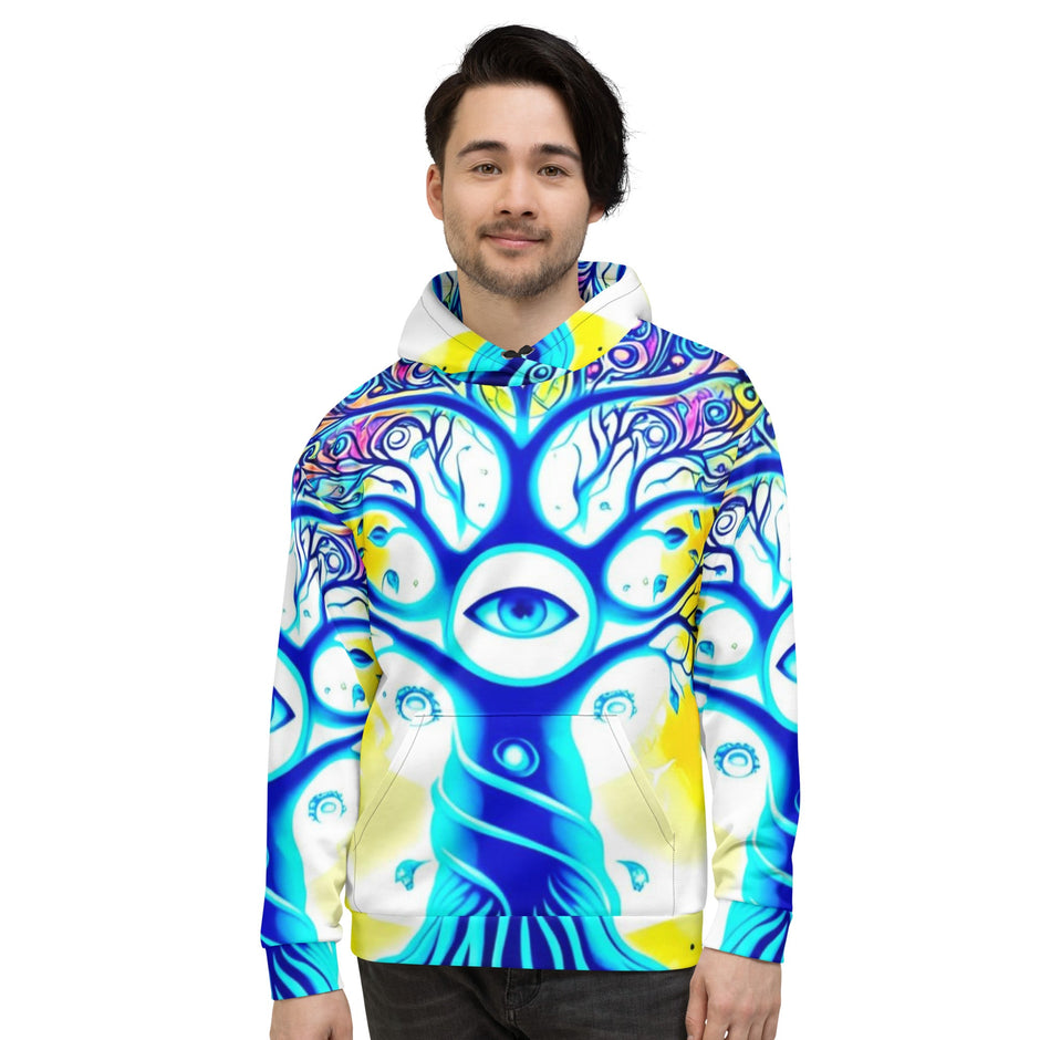 All Seeing Tree Festival Hoodie for Rave Vibes