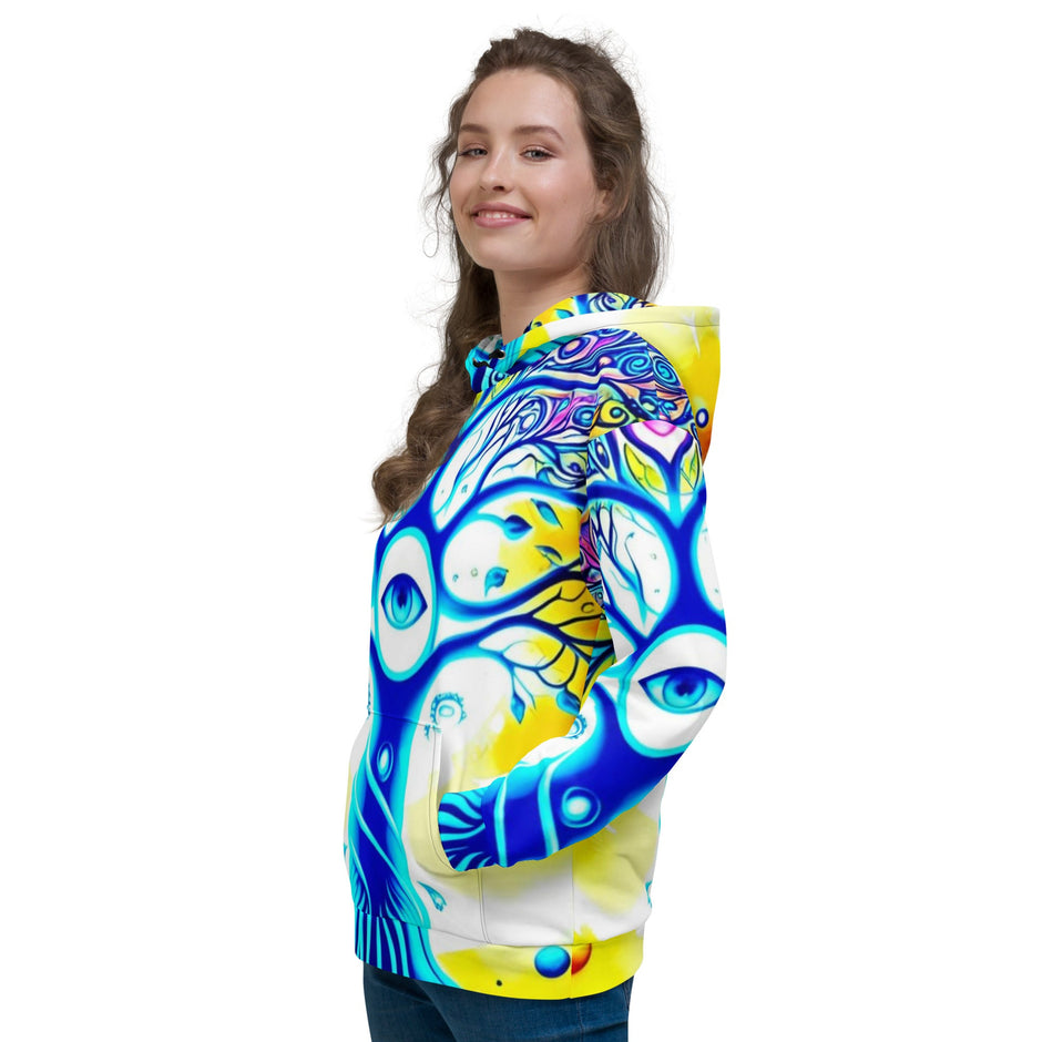 All Seeing Tree Festival Hoodie for Rave Vibes