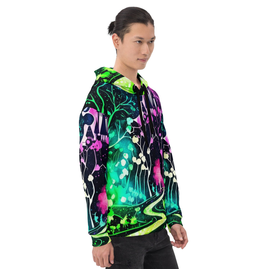 Neon Trip Path Festival Hoodie