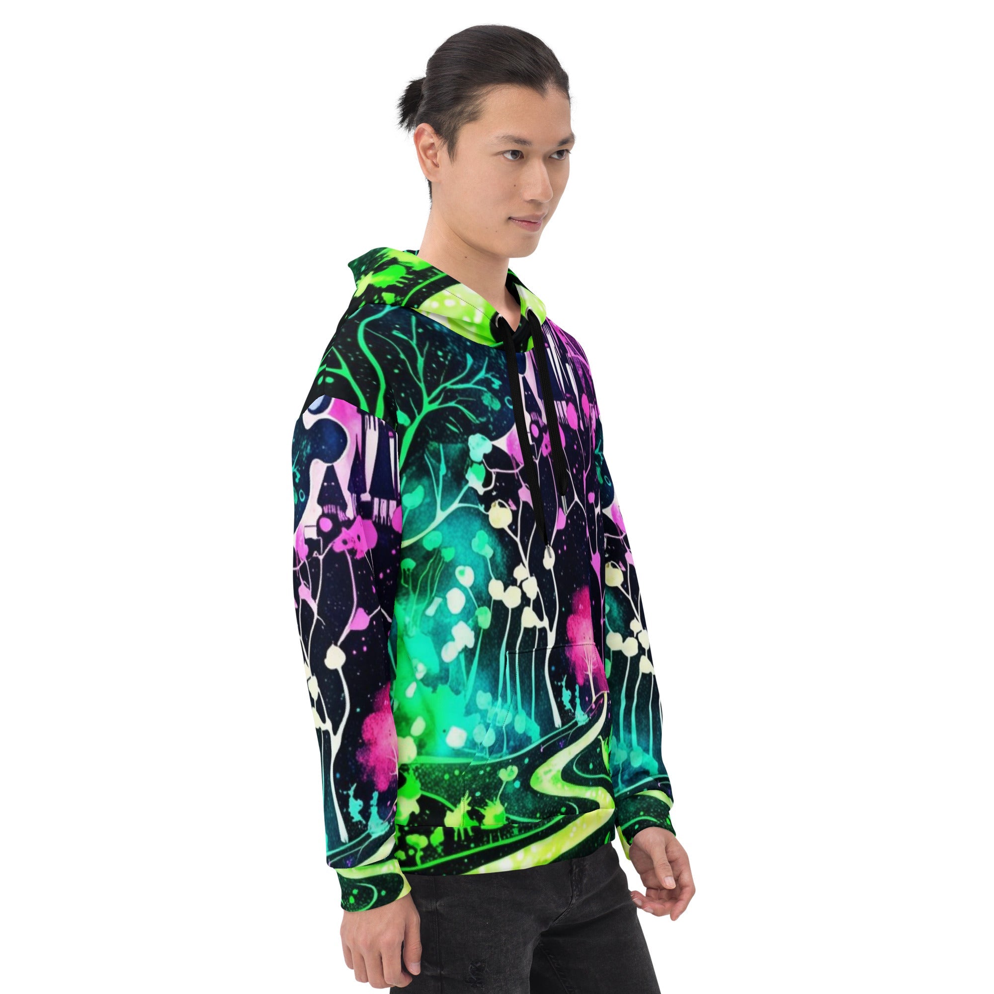 Neon Trip Path Festival Hoodie