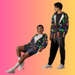 Playful Unisex Zip Hoodie - Eco-Friendly Vibes for Rave & Chill