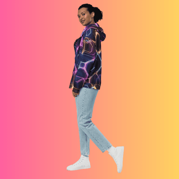 Eco-Friendly Unisex Zip Hoodie for Festivals and Raves