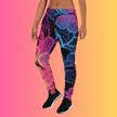 Vibrant Eco-Friendly Women's Festival Joggers for the EDM Scene