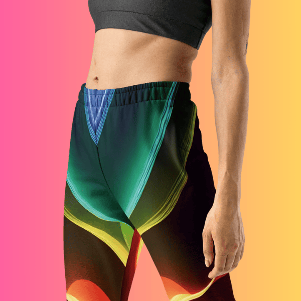 Eco-Friendly Vibrant Women's Festival Joggers for EDM Lovers