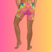 Vibrant Tie-Dye Festival Shorts - Custom Rave Gear