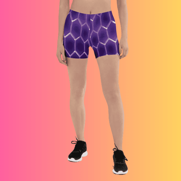 Bold and Colorful Abstract Festival Shorts for EDM Lovers