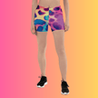 Neon Leopard Festival Shorts - Ultimate Rave Gear for Bold Style