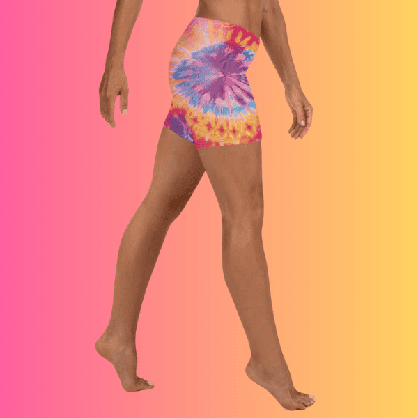 Vibrant Tie-Dye Rave Shorts for Ultimate Festival Vibes
