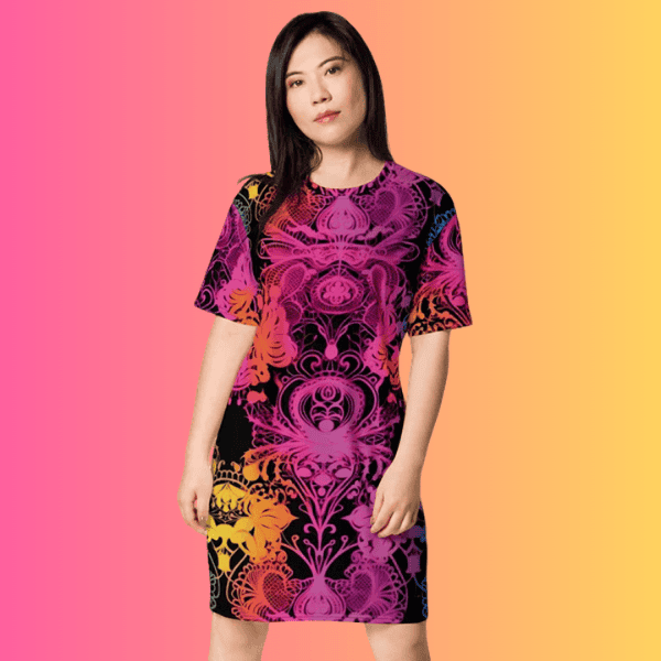 Chill Vibes T-Shirt Dress for Festivals and Everyday Adventures