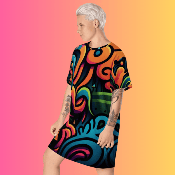Ultimate Playful T-Shirt Dress for Festivals and Parties
