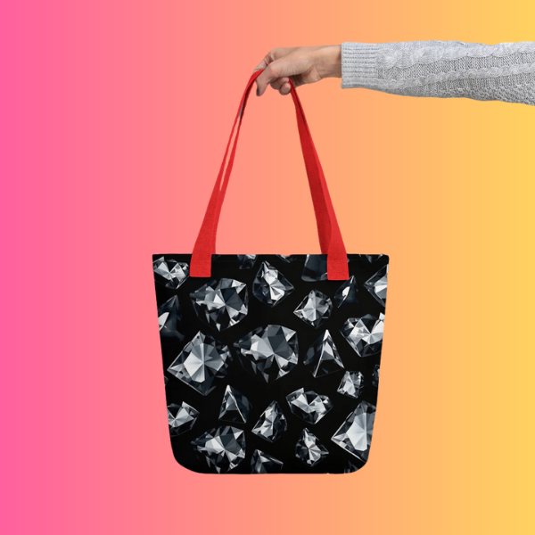 Diamond Tote Bag for Raves and Music Festivals