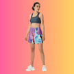 All-Over Print Unisex Athletic Long Shorts for Festivals and Raves