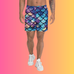 All-Over Print Unisex Athletic Long Shorts for Festivals and Raves