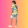 Custom Retro Button Shirt - Ultimate Festival Gear for Raves and EDM Events