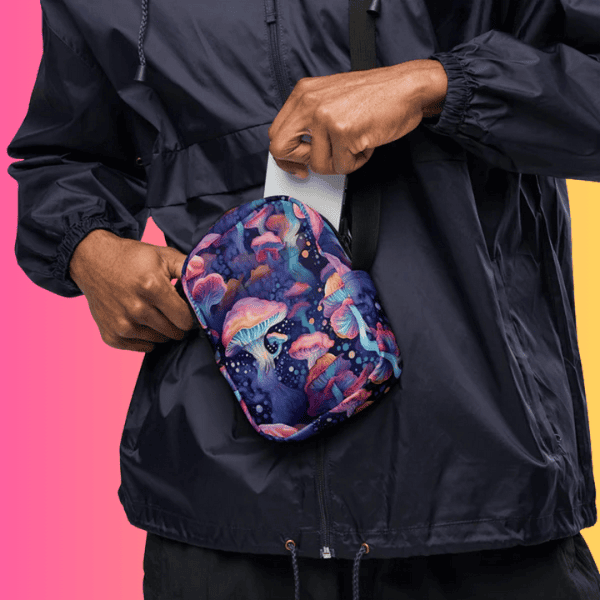 Playful Utility Crossbody Bag for Festivals and Raves